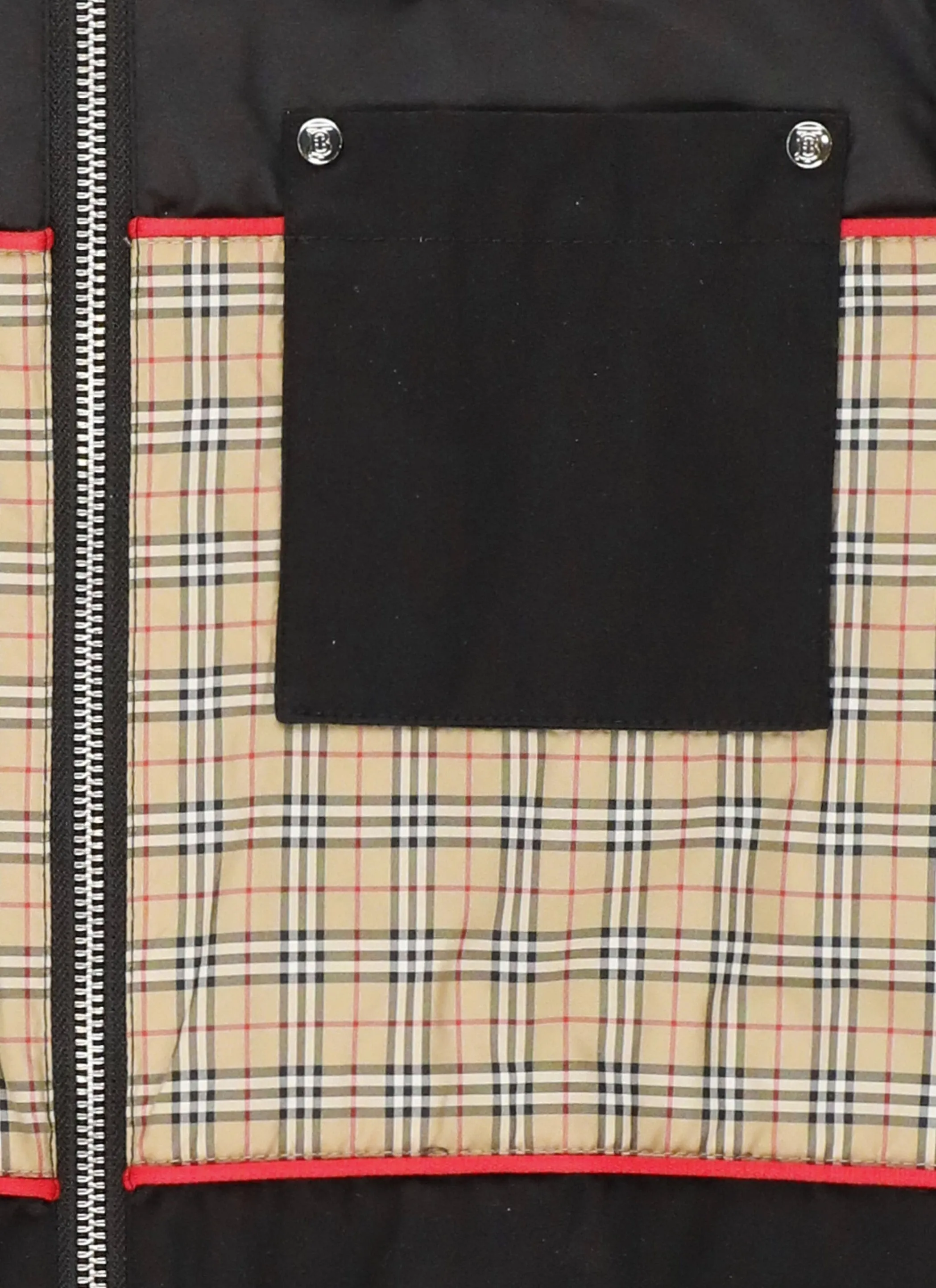 Burberry Kids Checked Zipped Jacket