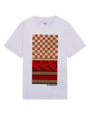 Burberry Kids Graphic Printed Crewneck T-Shirt