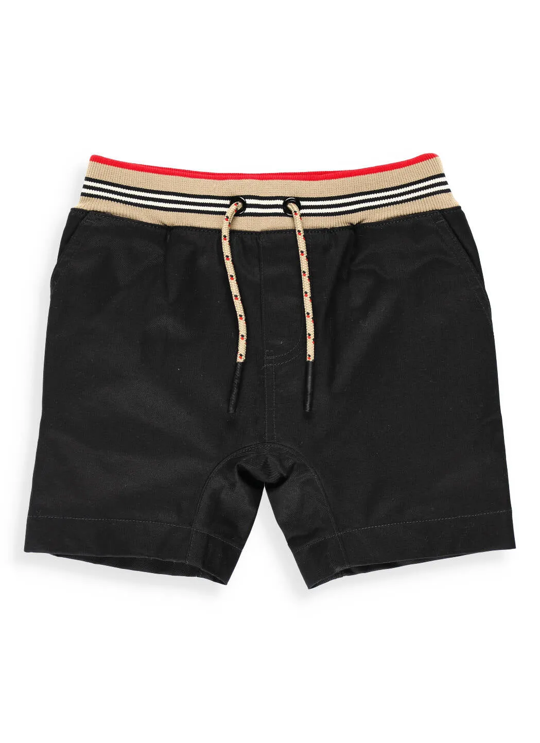 Burberry Kids Icon Stripe Detail Twill Shorts