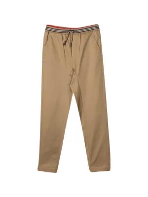 Burberry Kids Icon Stripe Drawcord Trousers