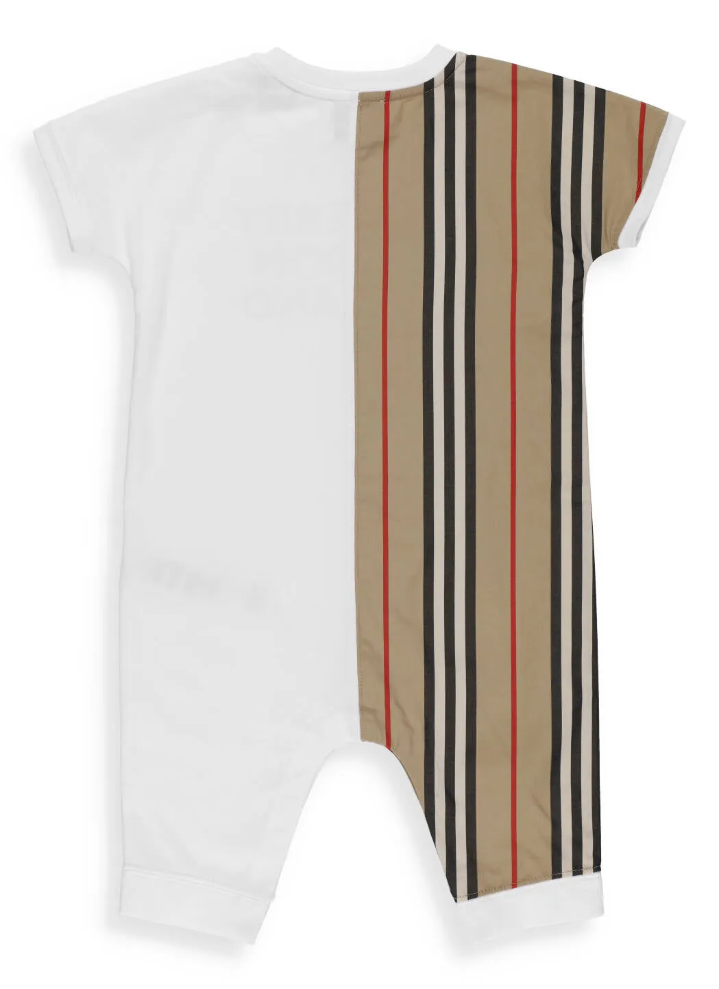 Burberry Kids Icon Stripe Panel Playsuit
