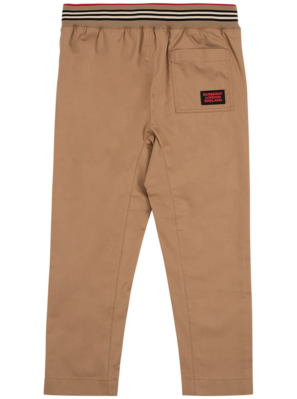 Burberry Kids Icon Striped Drawcord Trousers