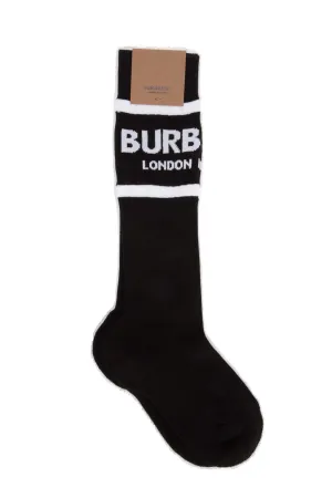 Burberry Kids Logo Intarsia Socks