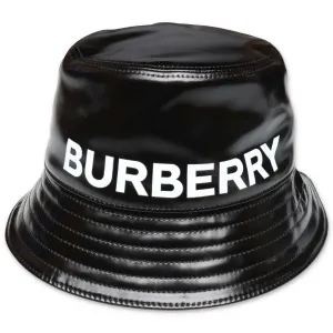 Burberry Kids Logo Print Bucket Hat