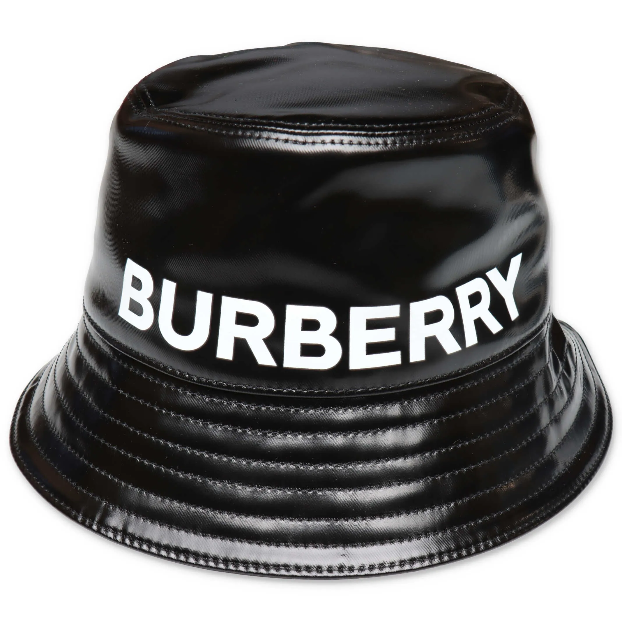 Burberry Kids Logo Print Bucket Hat