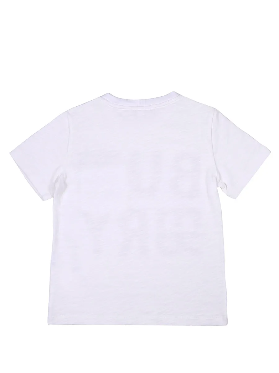 Burberry Kids Logo Print Crewneck T-Shirt