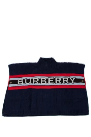Burberry Kids Logo Print Knit Sweater