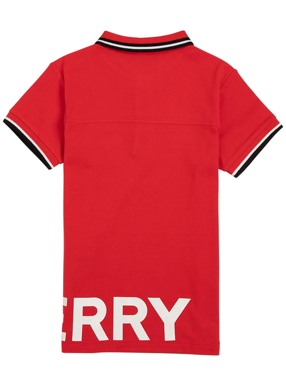 Burberry Kids Logo Print Polo Shirt