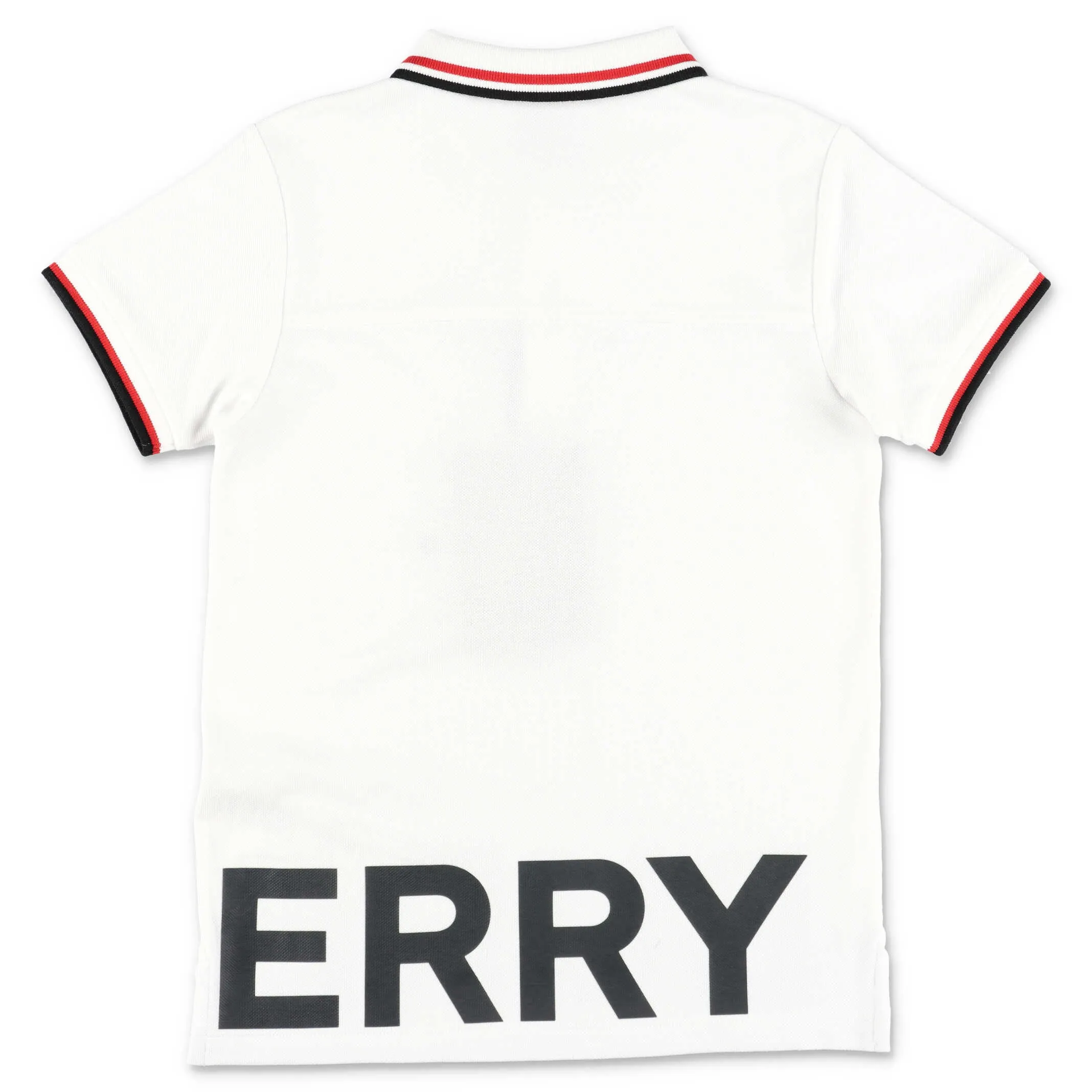 Burberry Kids Logo Print Polo Shirt