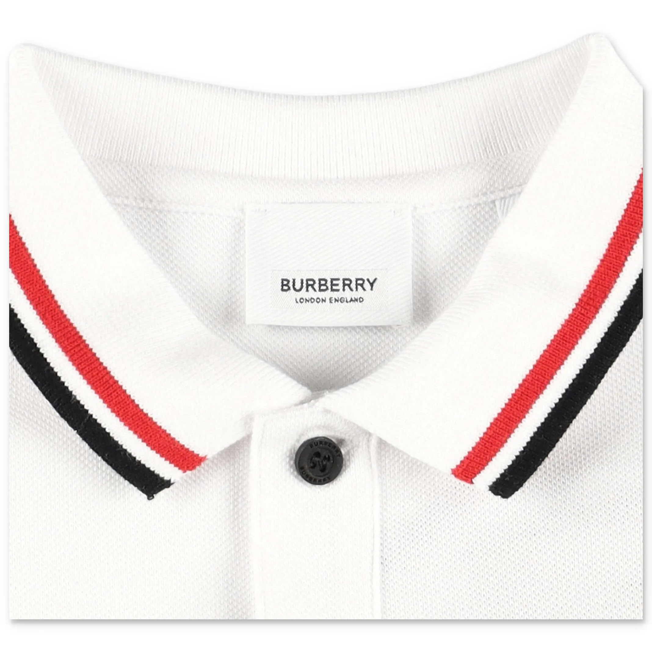 Burberry Kids Logo Print Polo Shirt