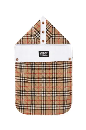 Burberry Kids Logo Print Vintage Check Baby Nest