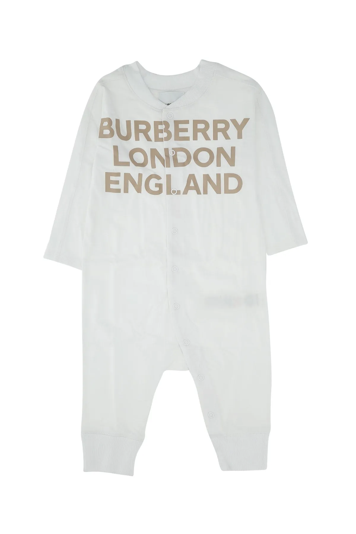 Burberry Kids Logo Printed Baby Onesies
