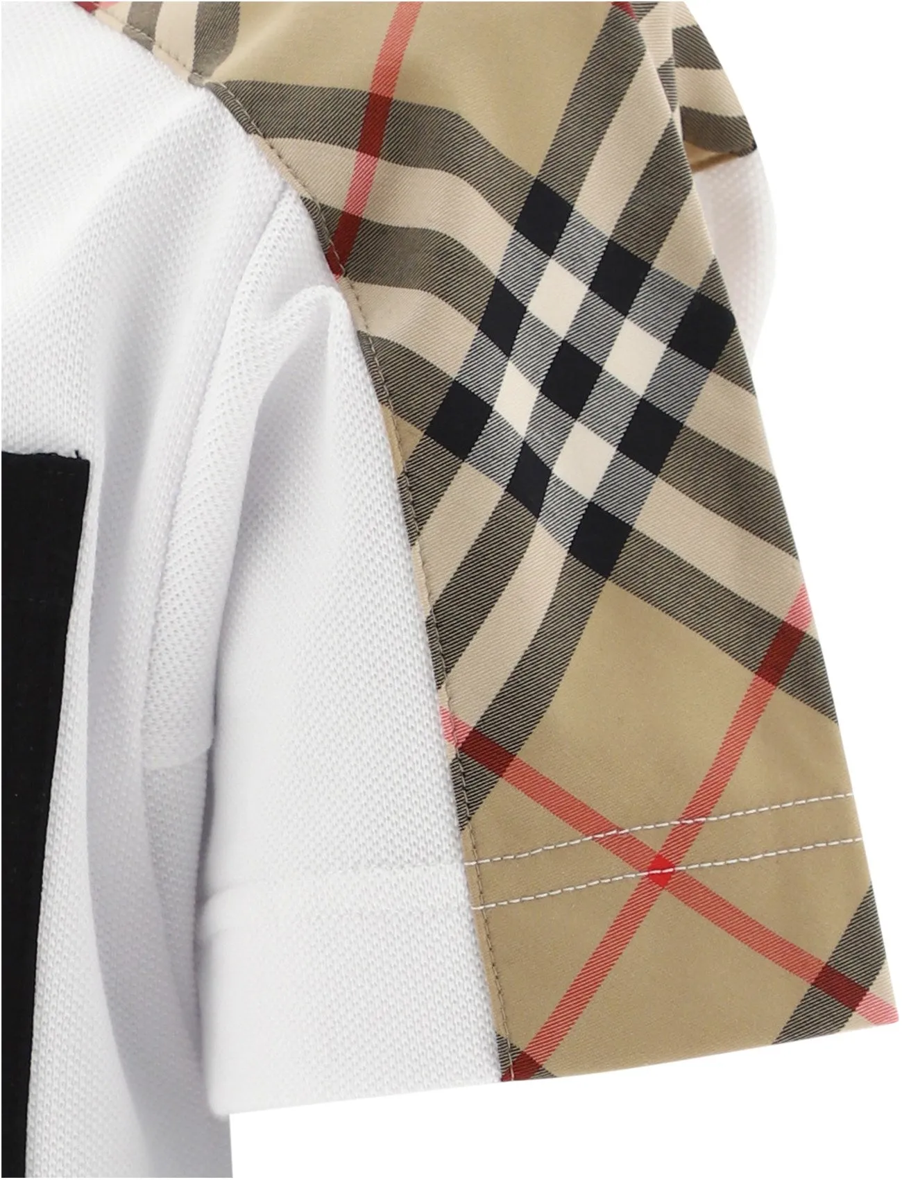Burberry Kids Logo Printed Pocket Polo Shirt