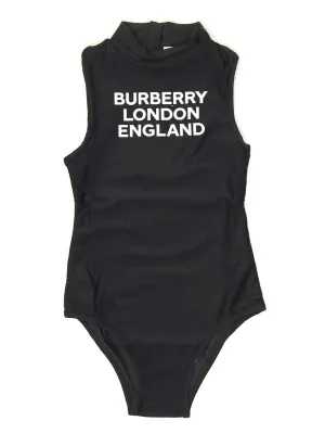 Burberry Kids Logo Printed Swimsuit