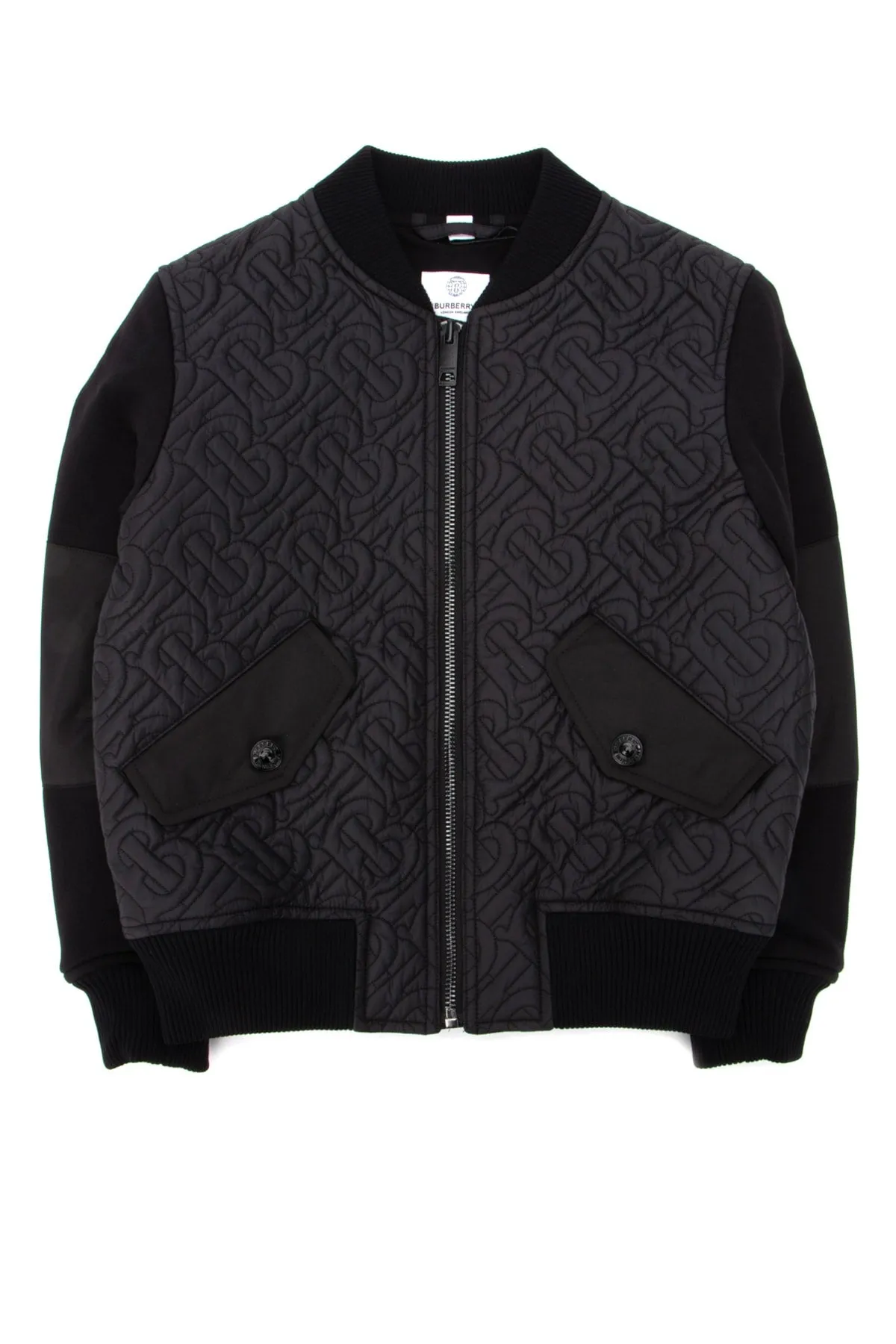 Burberry Kids Monogram Jacquard Quilted Jacket