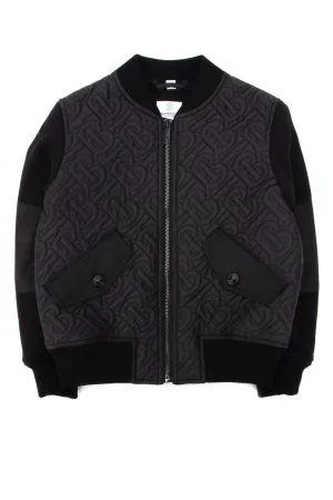 Burberry Kids Monogram Jacquard Quilted Jacket