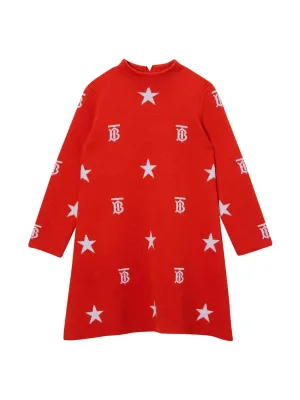 Burberry Kids Monogram Print Dress