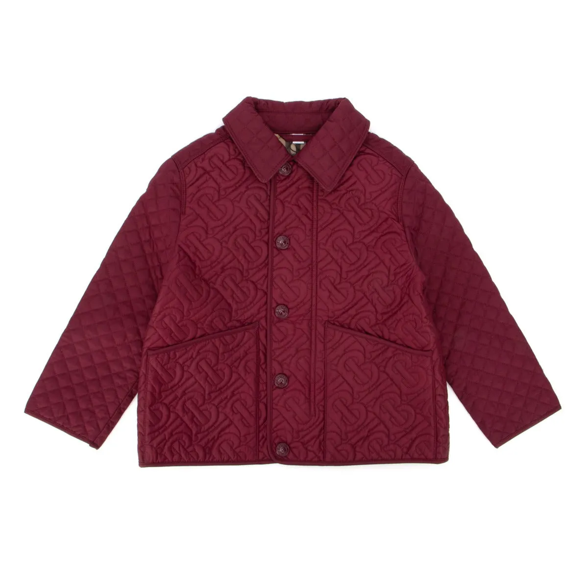 Burberry Kids Monogram Quilted Jacket