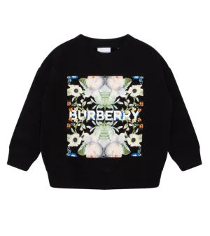Burberry Kids Montage Print Crewneck Sweatshirt