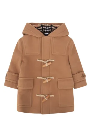 Burberry Kids Reversible Hooded Duffle Coat