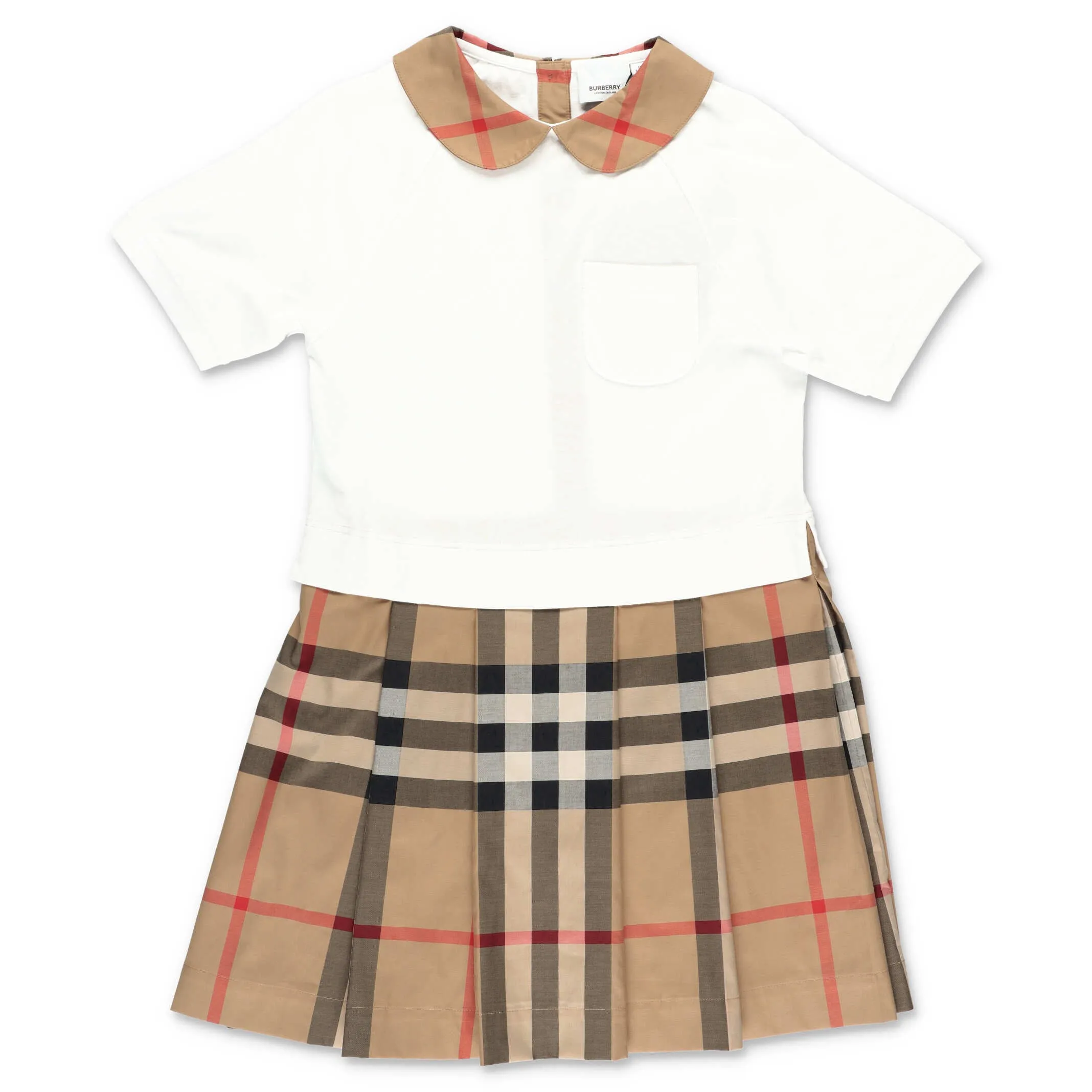 Burberry Kids Short Sleeve Dress