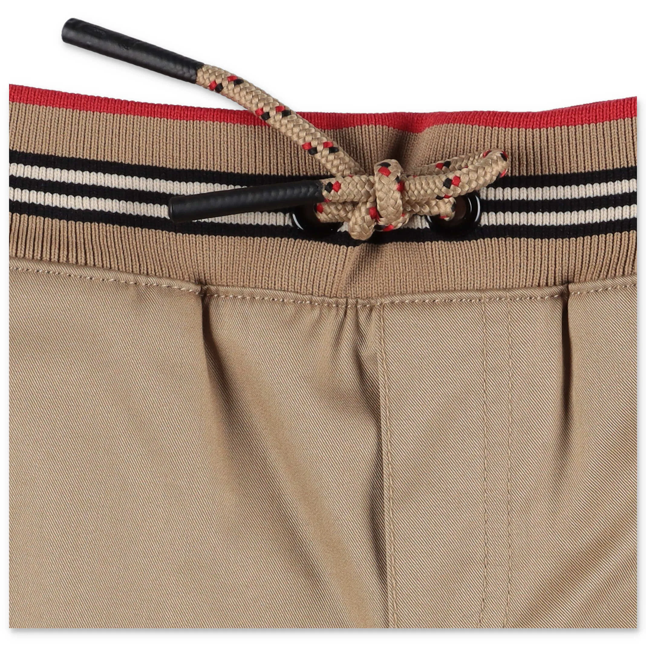 Burberry Kids Striped Drawstring Waistband Pants