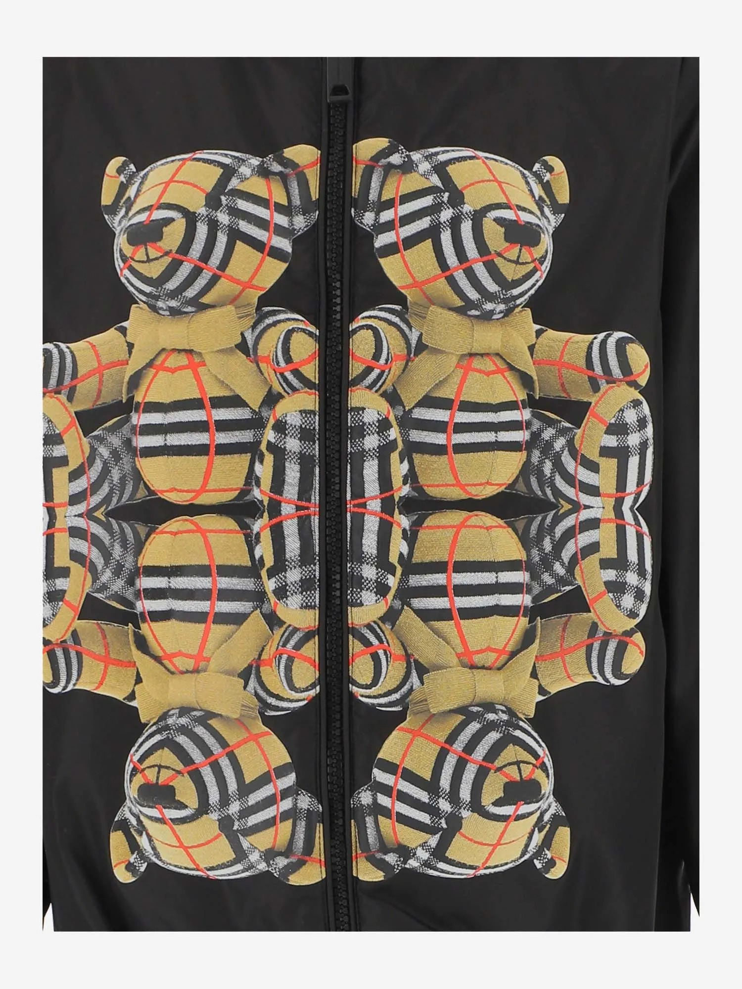 Burberry Kids Thomas Bear Print Hooded Jacket
