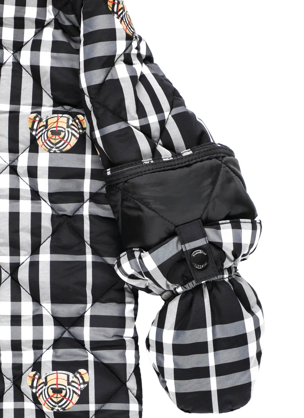 Burberry Kids Thomas Bear Print Puffer Suit