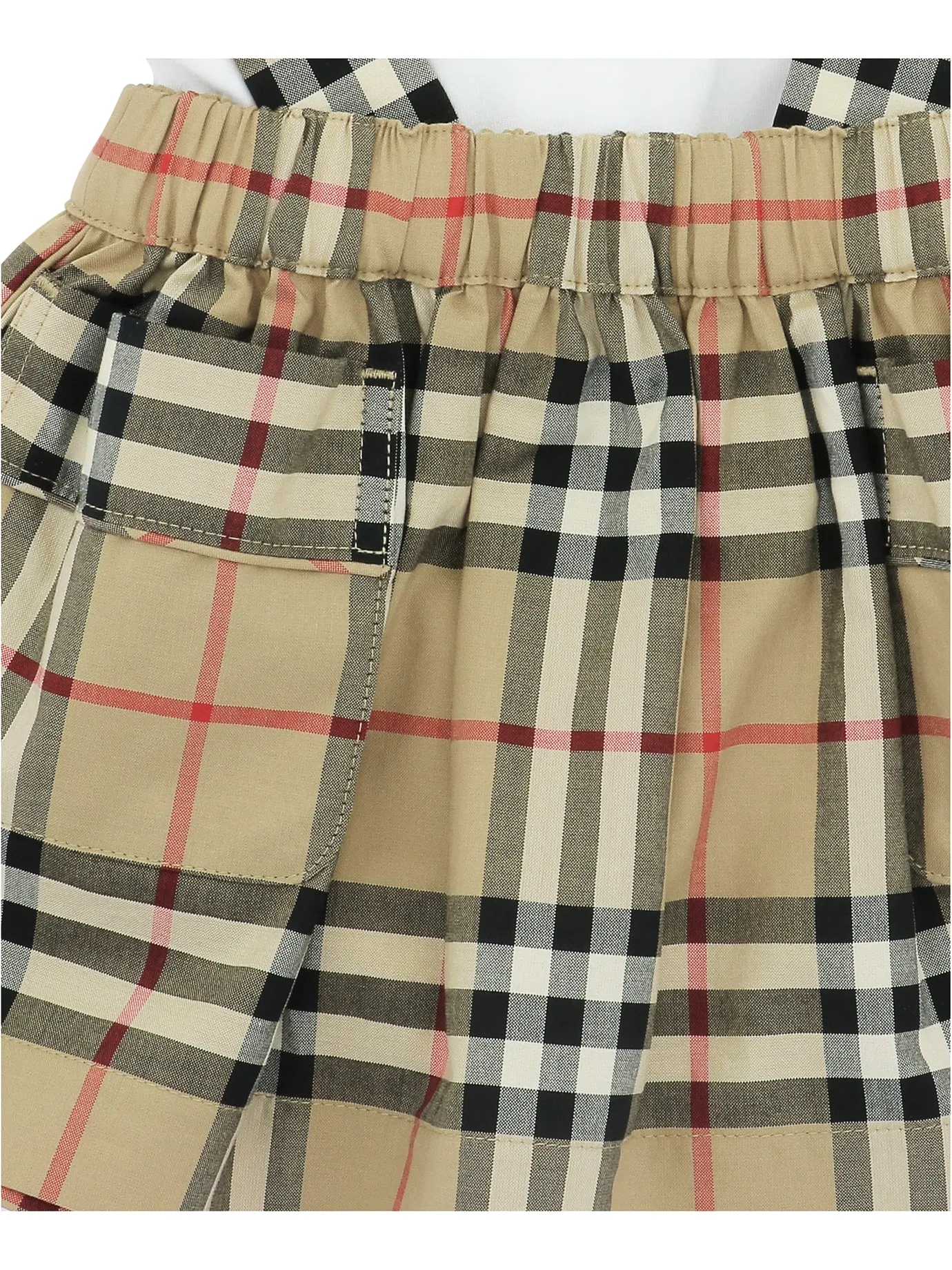 Burberry Kids Two-Piece Dungaree Dress Set
