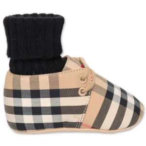 Burberry Kids Vintage Check Booties