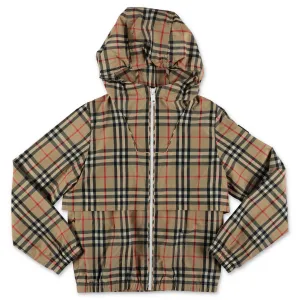 Burberry Kids Vintage Check Hooded Jacket