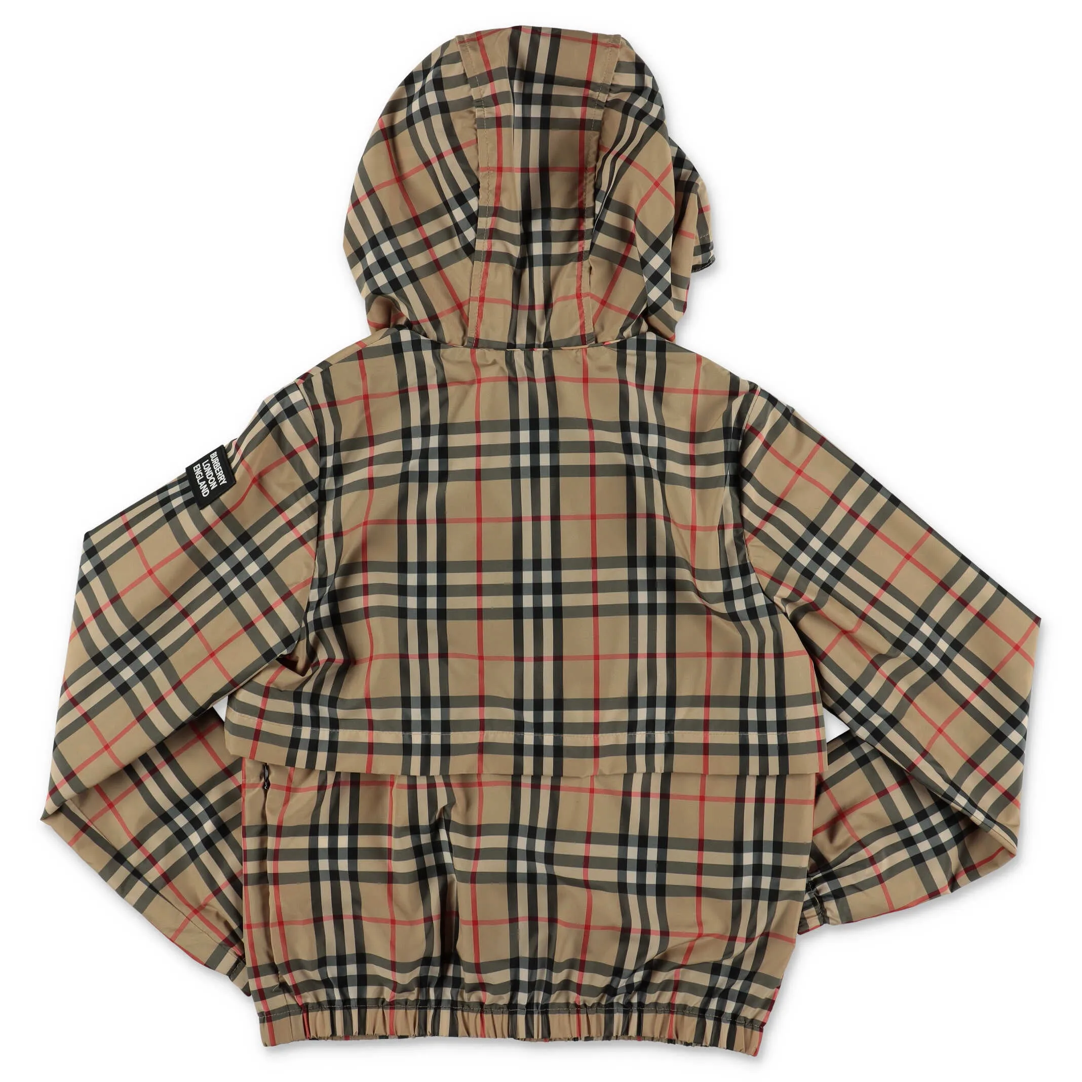 Burberry Kids Vintage Check Hooded Jacket