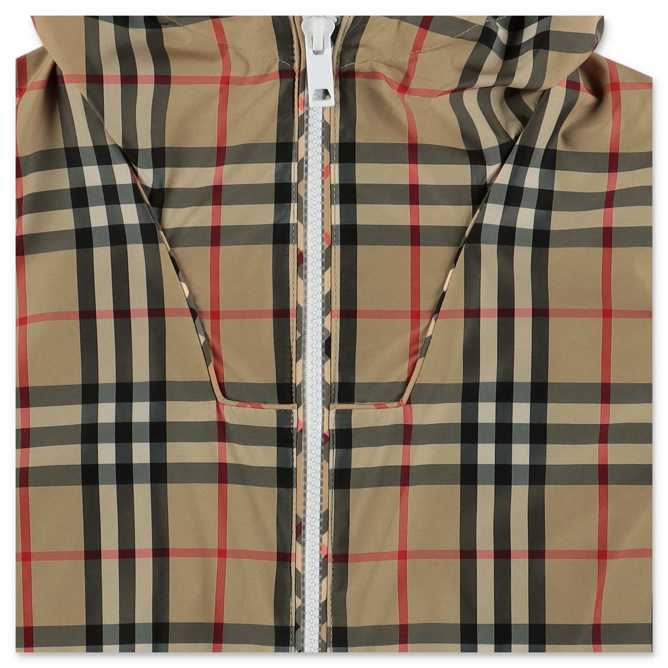 Burberry Kids Vintage Check Hooded Jacket