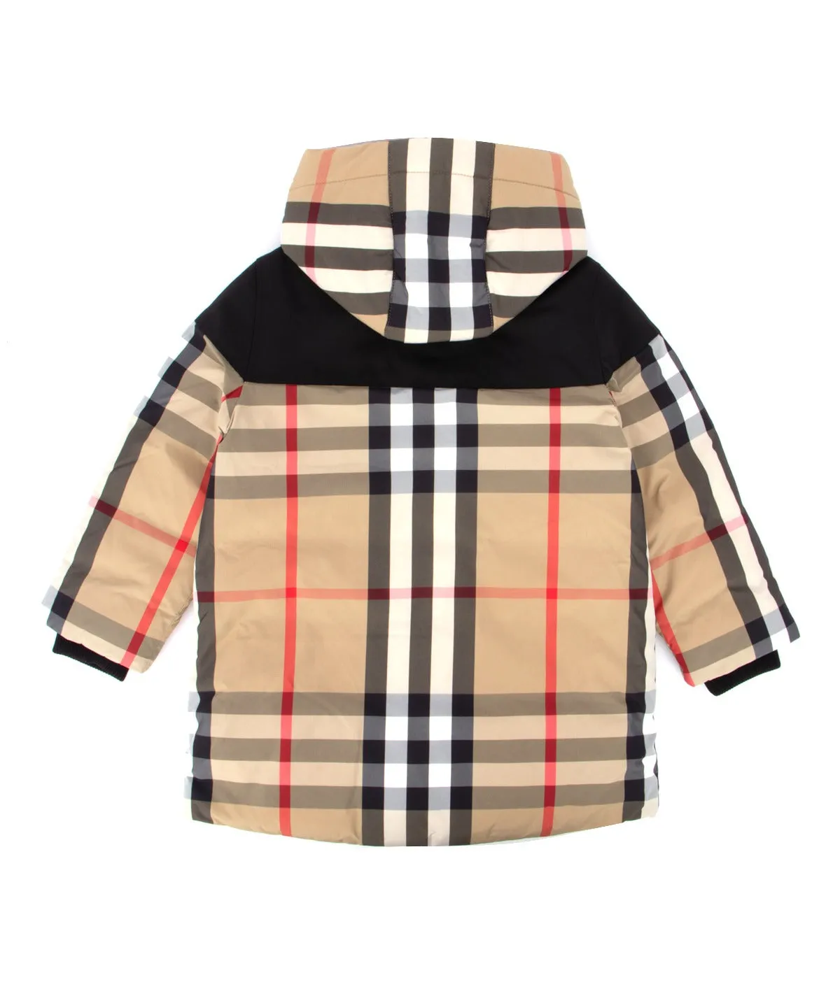 Burberry Kids Vintage Check Hooded Padded Jacket