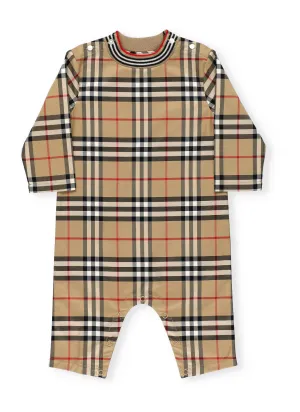 Burberry Kids Vintage Check Jumpsuit