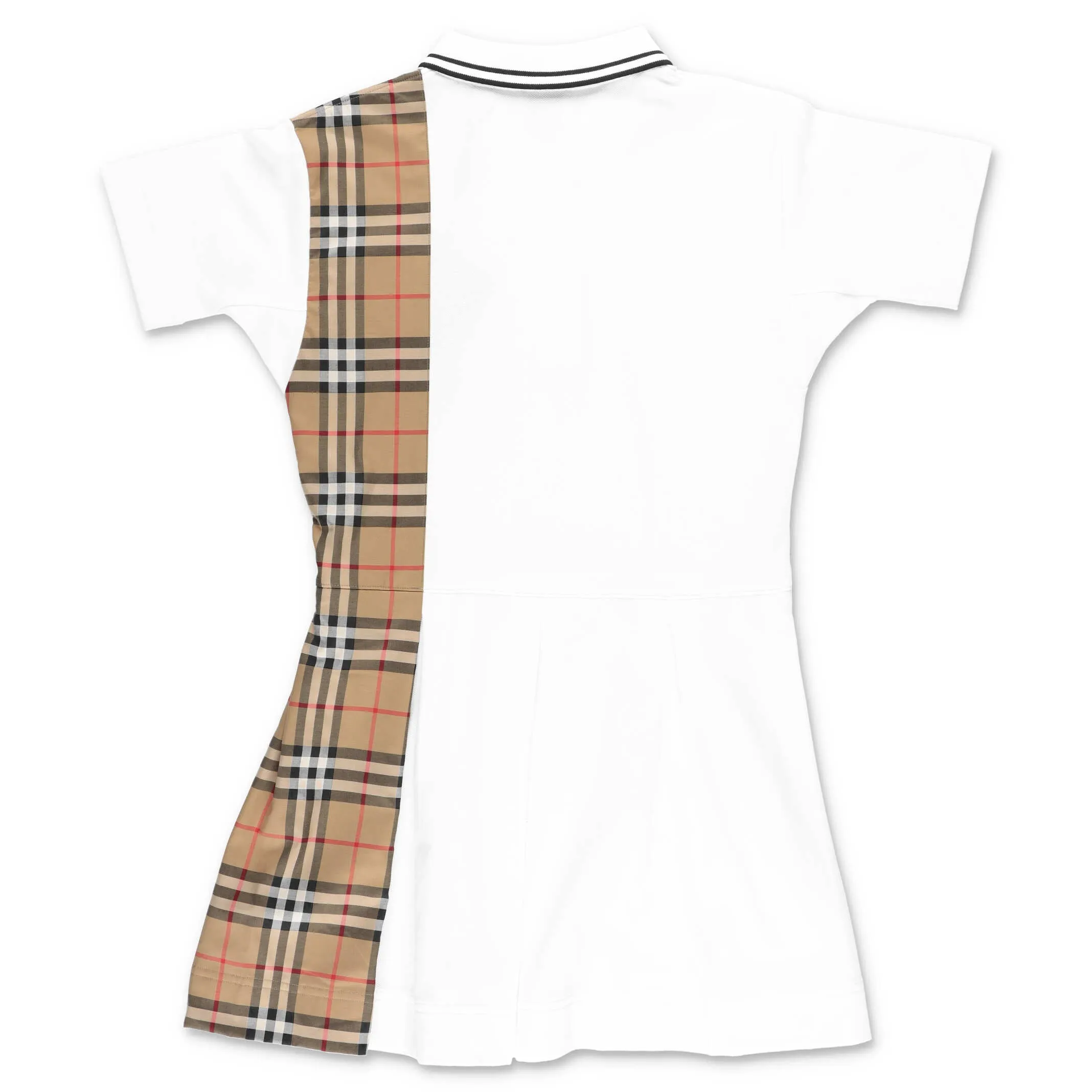Burberry Kids Vintage Check Panel Polo Shirt Dress