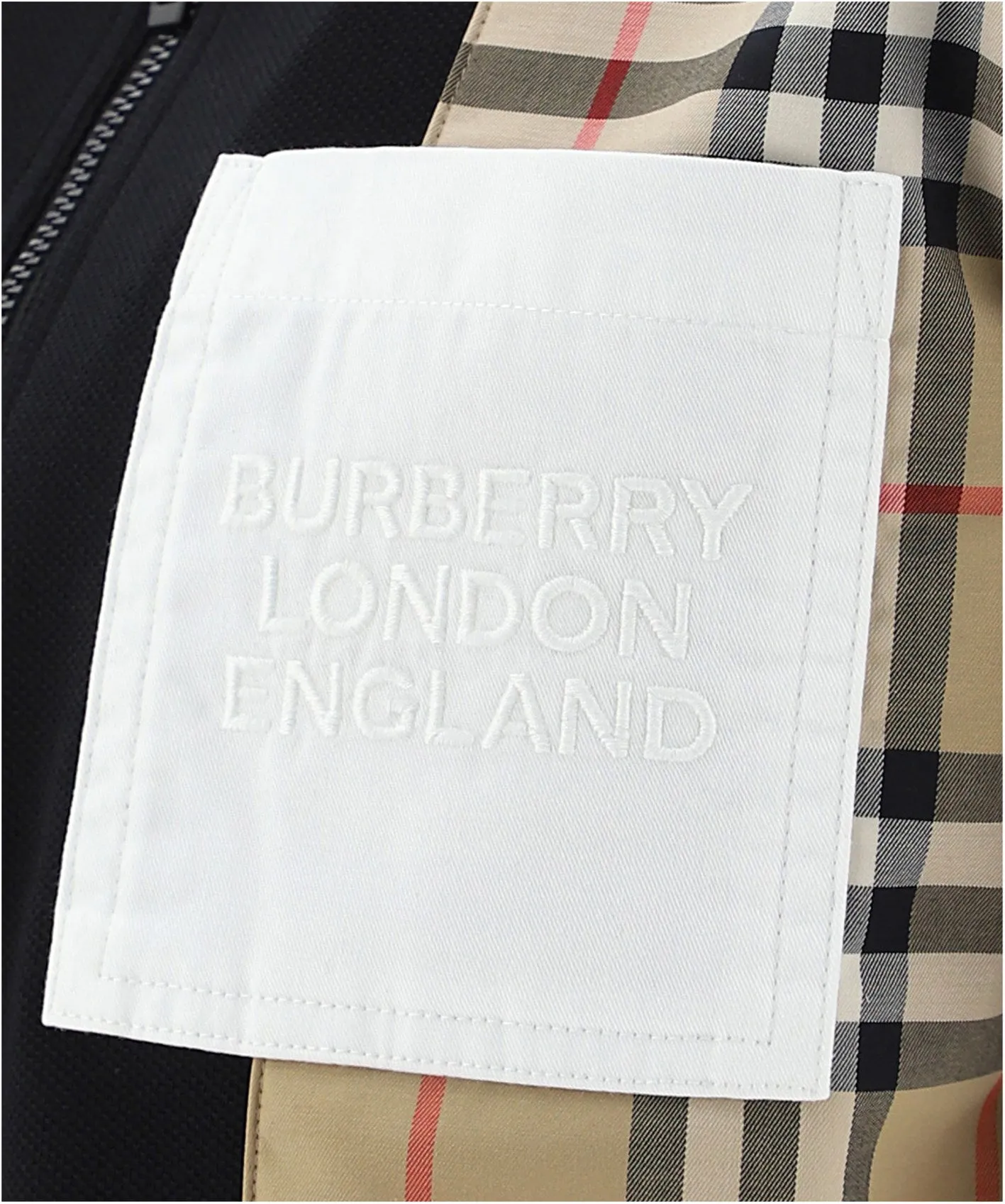 Burberry Kids Vintage Check Panelled Polo Shirt