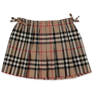Burberry Kids Vintage Check Pleated Skirt