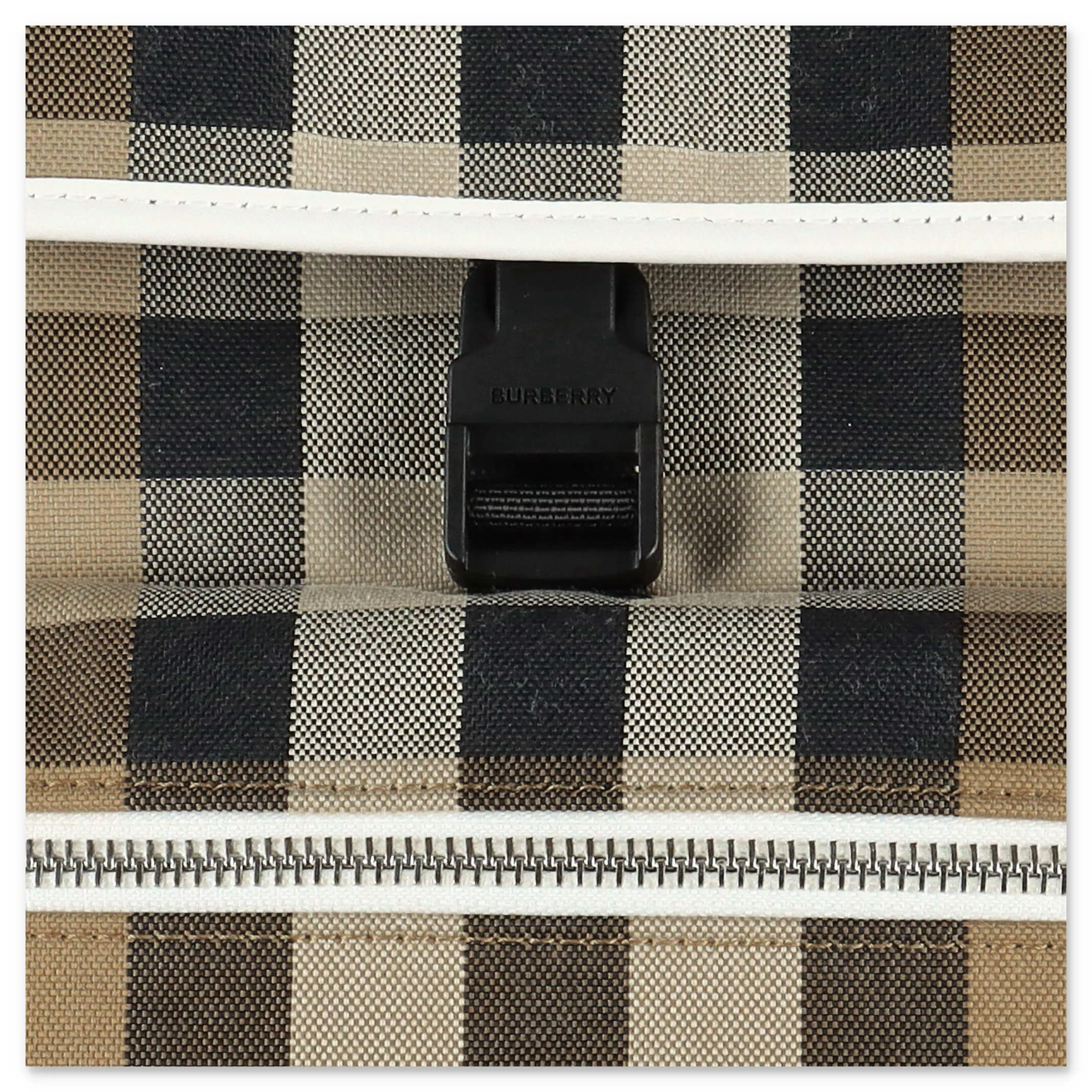 Burberry Kids Vintage Check Print Buckle Backpack