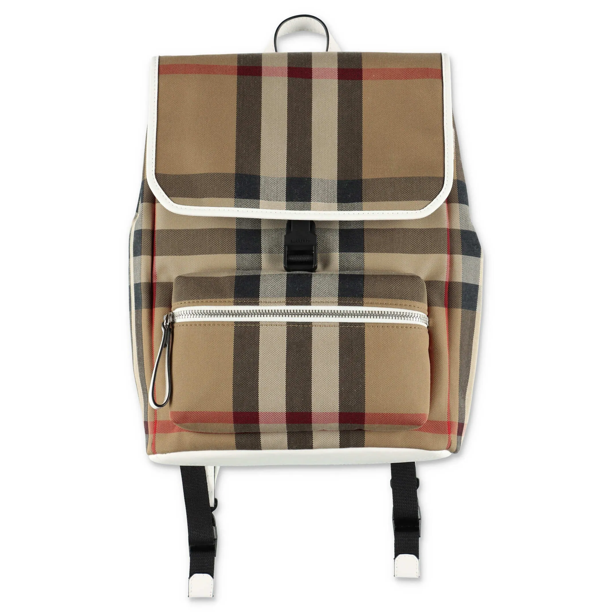 Burberry Kids Vintage Check Print Buckle Backpack