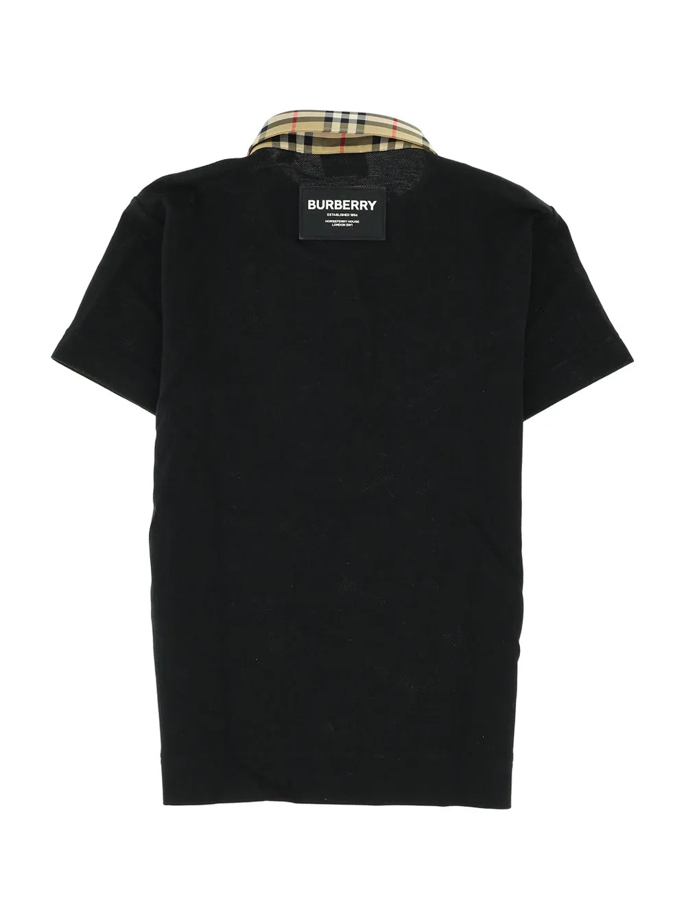 Burberry Kids Vintage Check Printed Polo Shirt