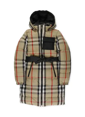 Burberry Kids Vintage Check Reversible Coat