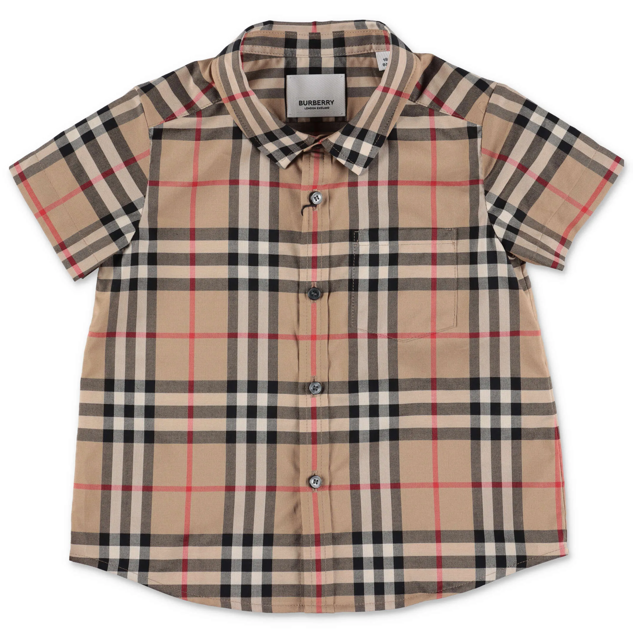 Burberry Kids Vintage Check Short-Sleeve Shirt