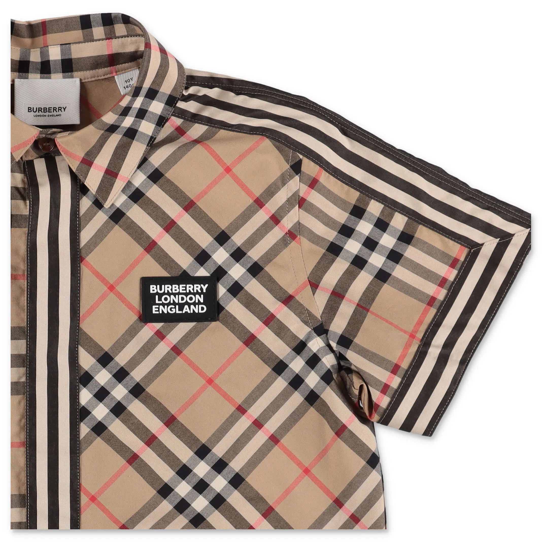 Burberry Kids Vintage Check Short Sleeve Shirt