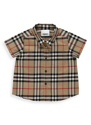 Burberry Kids Vintage Check Short-Sleeve Shirt