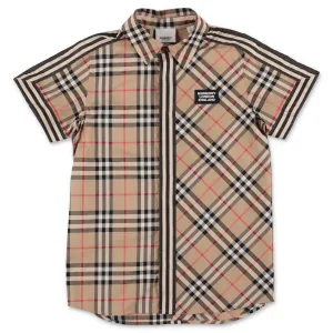 Burberry Kids Vintage Check Short Sleeve Shirt