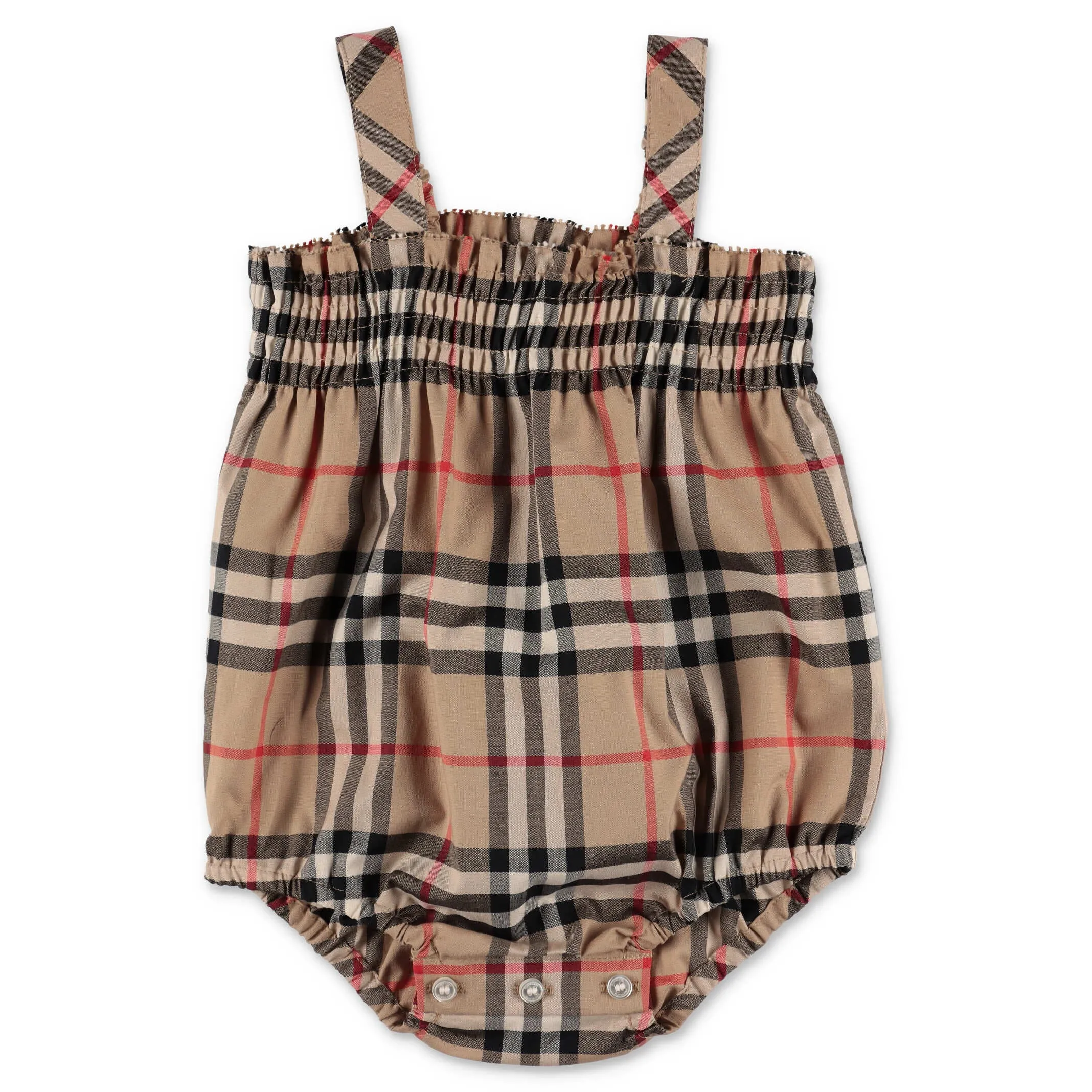 Burberry Kids Vintage Check Three-Piece Babygrow Set