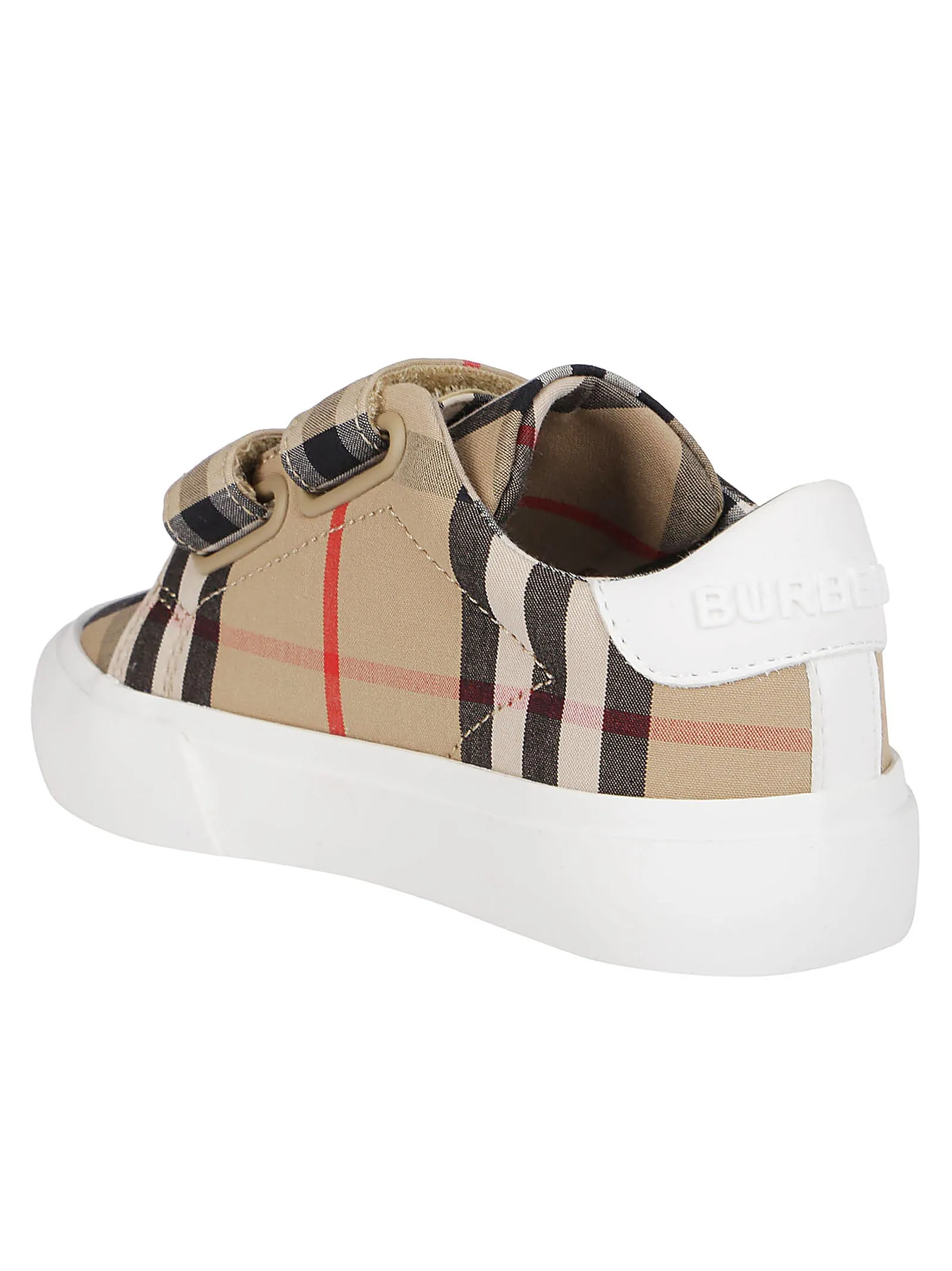 Burberry Kids Vintage Check Velcro Strap Sneakers