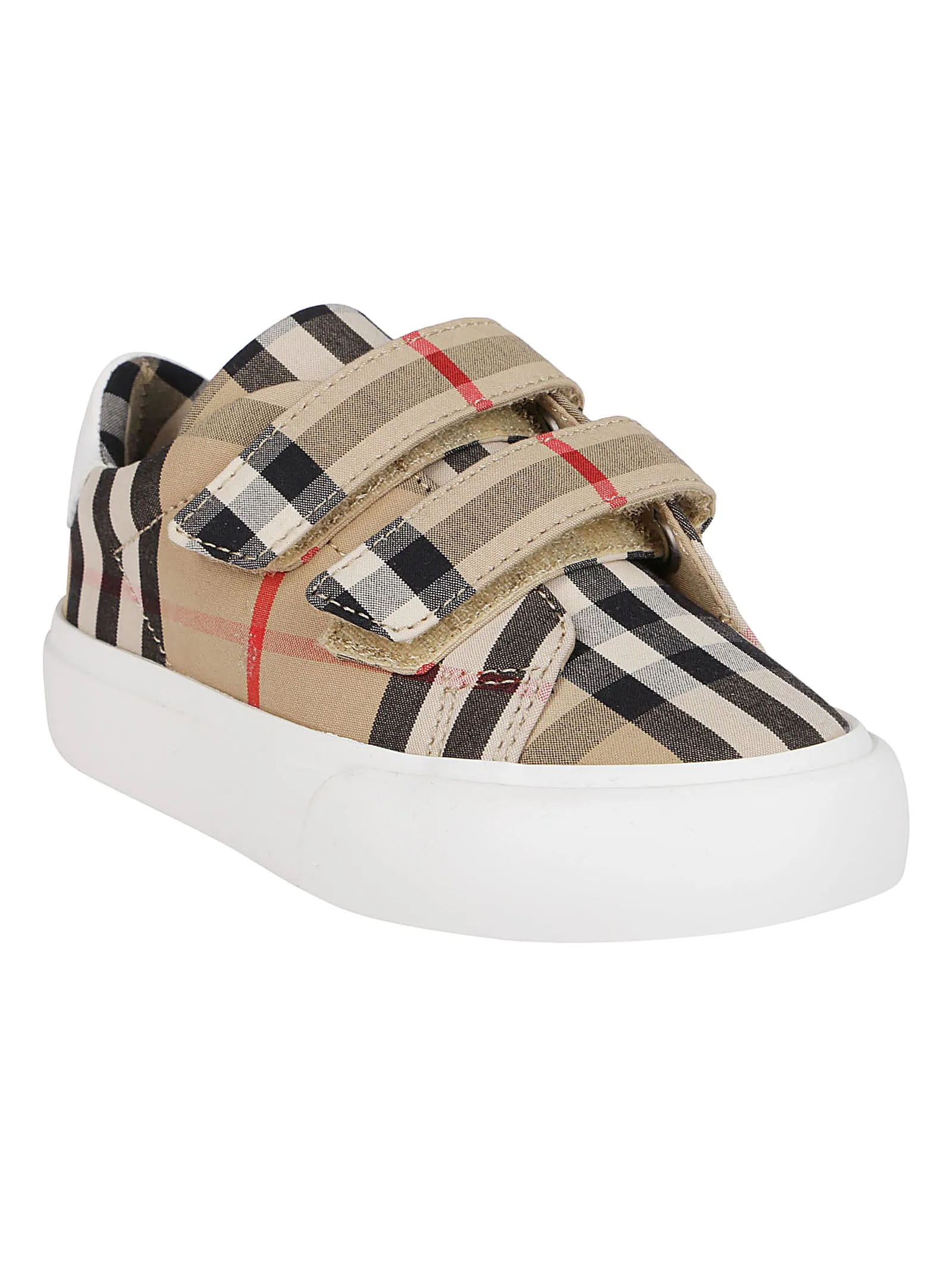 Burberry Kids Vintage Check Velcro Strap Sneakers