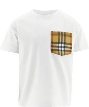 Burberry Kids Vintage Checked Pocket Patch T-Shirt